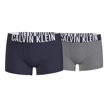 Calvin Klein 2PK Trunks 0381 Greyheather/Navyiris
